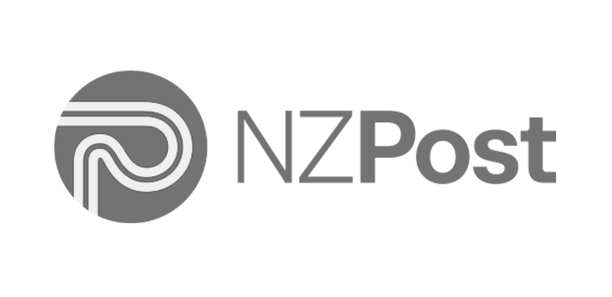 NZ Post logo grey